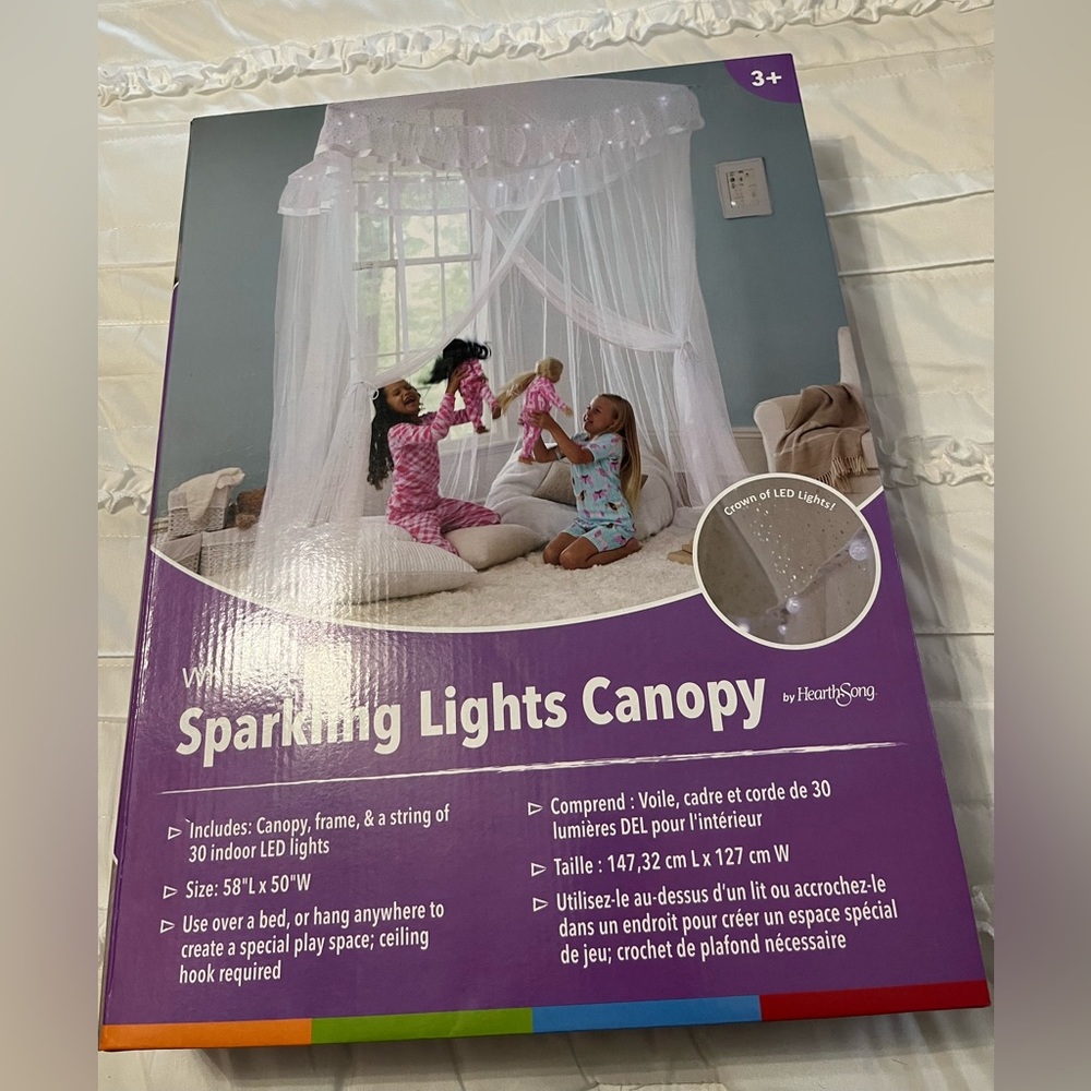 Hearthsong sparkling lights canopy